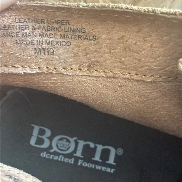 Born Brown Suede Lace-Up Ankle Booties with Braided Trim - Picture 5 of 5